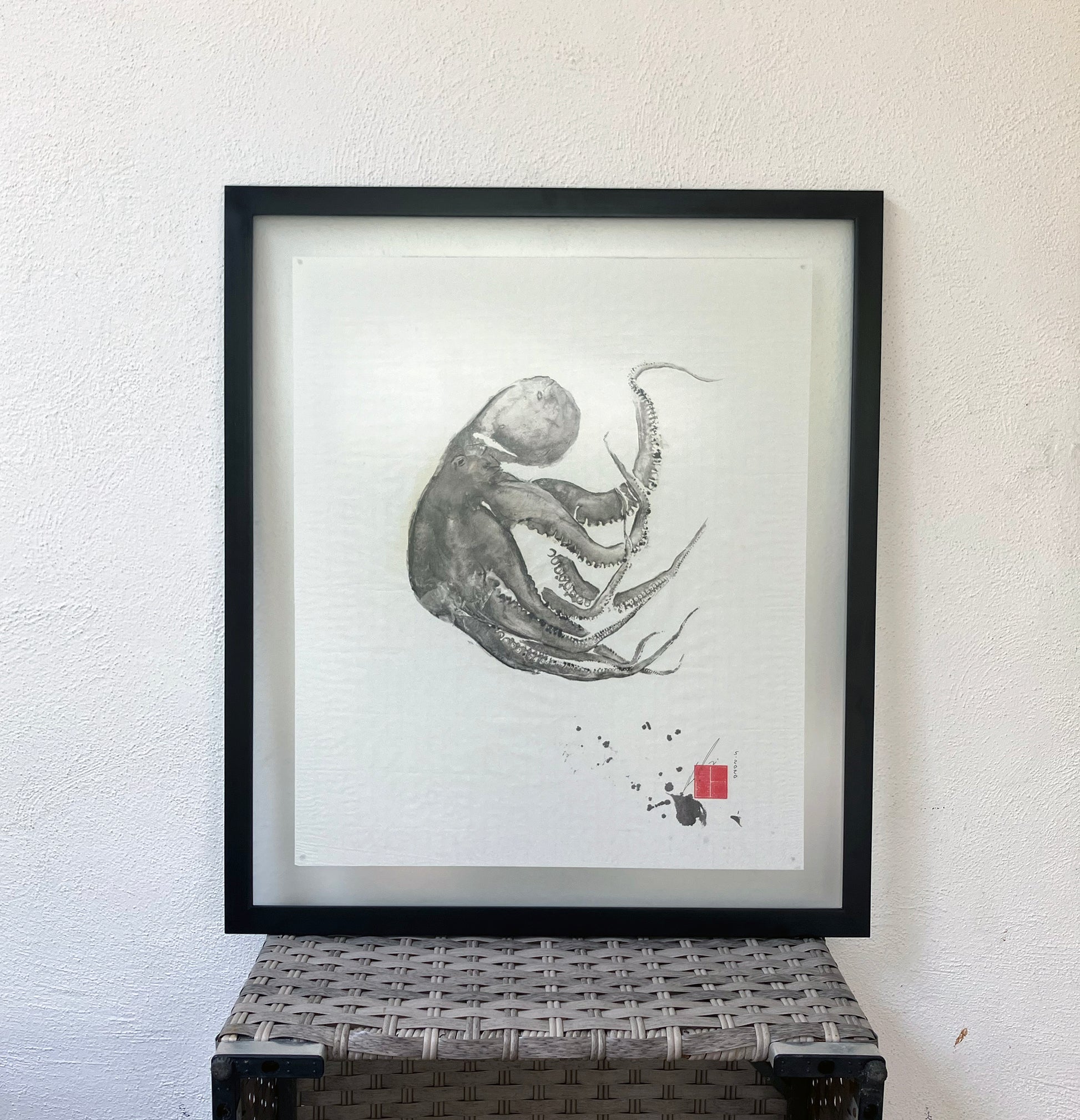 Pulpo with ink